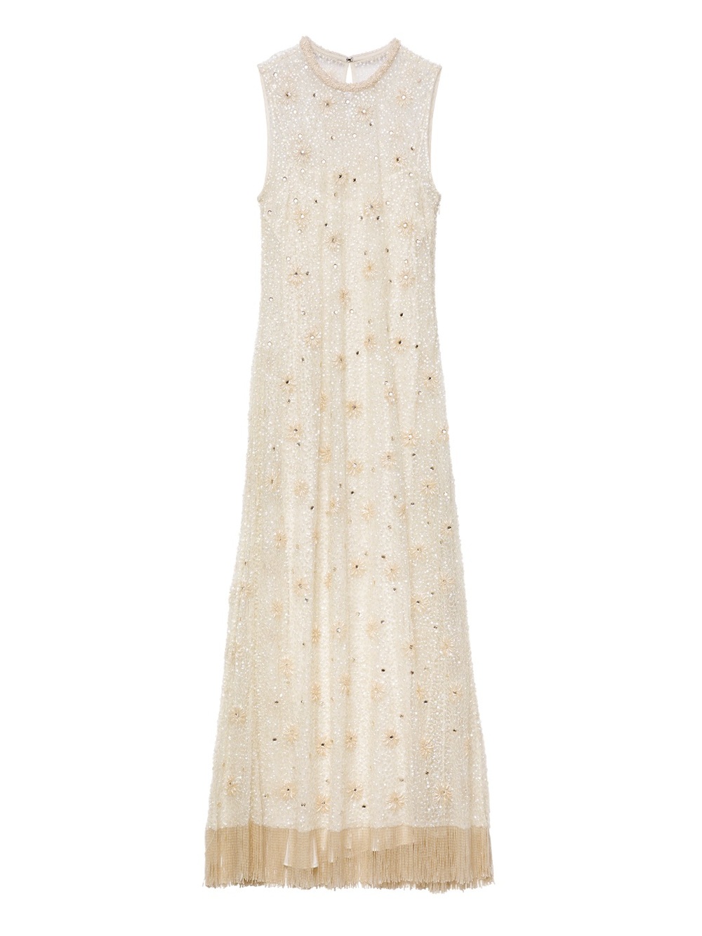 Like New! Doen Opalite Beaded Dress Size L